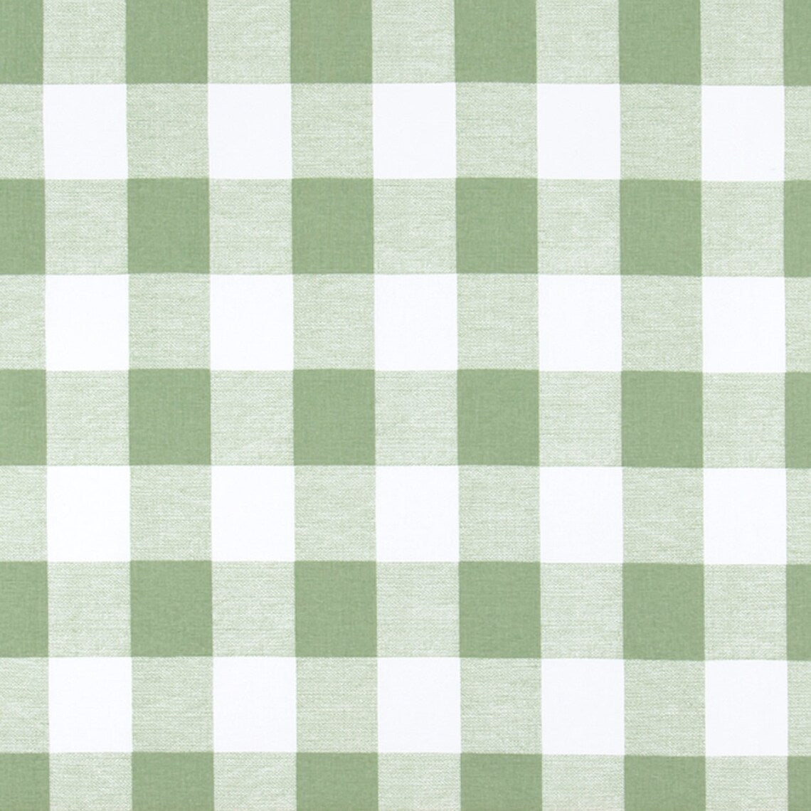 Gathered Bedskirt in Anderson Sage Green Buffalo Check Plaid