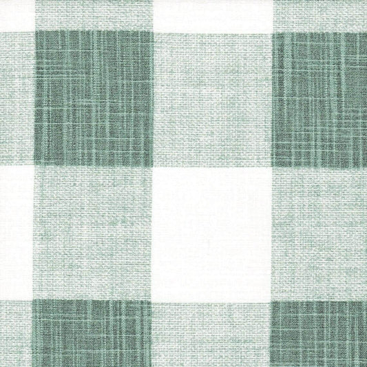 Fabric Cut Yardage in Anderson Waterbury Spa Green Buffalo Check Plaid
