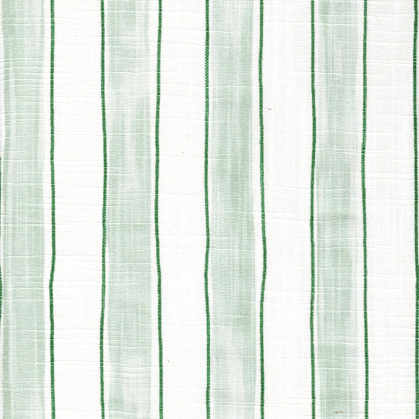 Fabric Cut Yardage in Brush Stripes Pistachio Green Stripe Slub Canvas