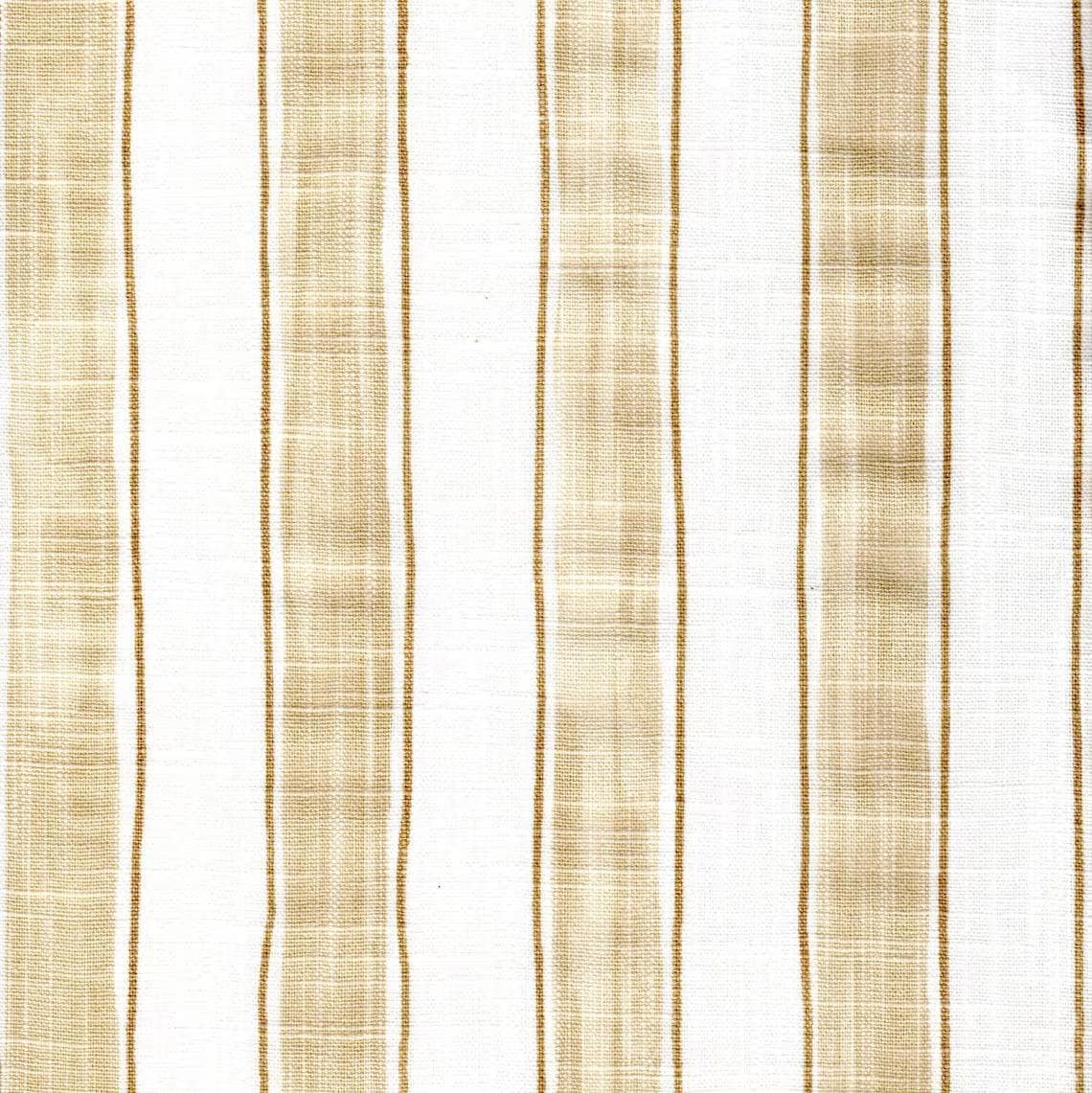 Fabric Cut Yardage in Brush Stripes Shoreline Tan Stripe Slub Canvas