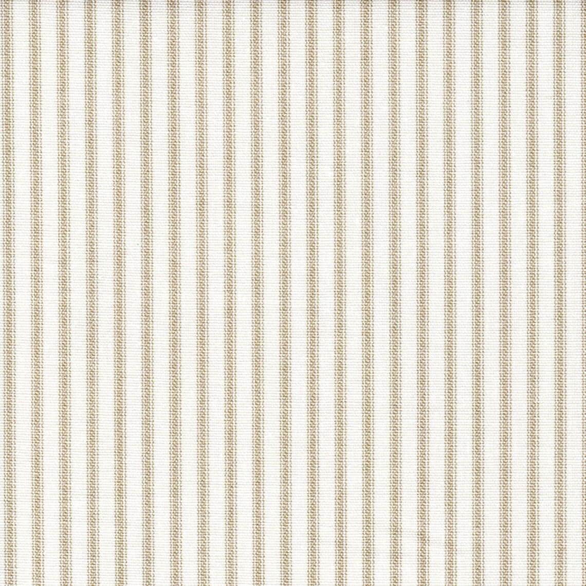 Fabric Cut Yardage in Berlin Sand Beige Ticking Stripe on Cream