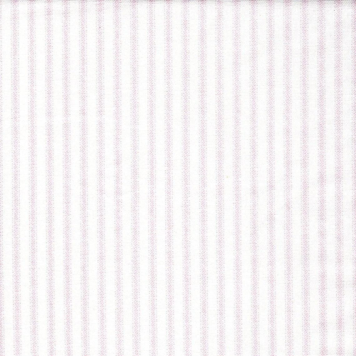 Gathered Bedskirt In Classic Bella Pale Pink Ticking Stripe