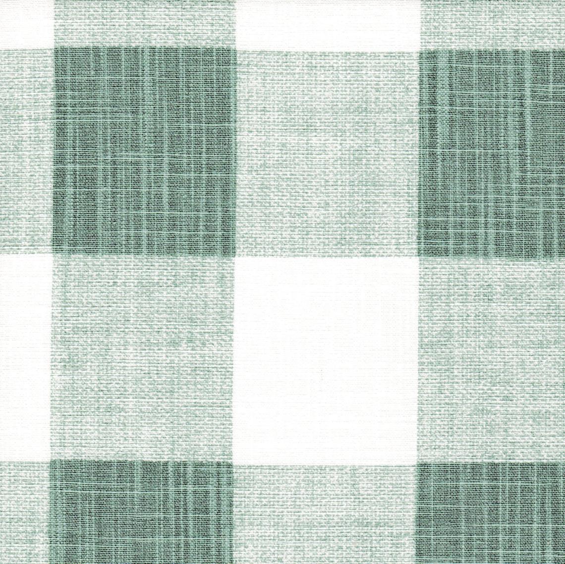 Back Tab Curtain Panels Pairs in Anderson Waterbury Spa Green Buffalo Check Plaid