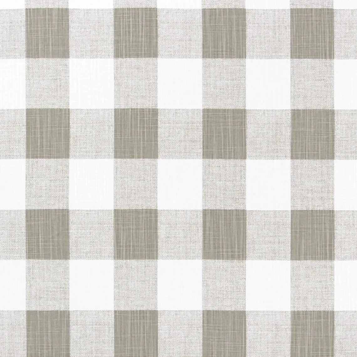 Bed Runner in Anderson Ecru Grey Buffalo Check Plaid