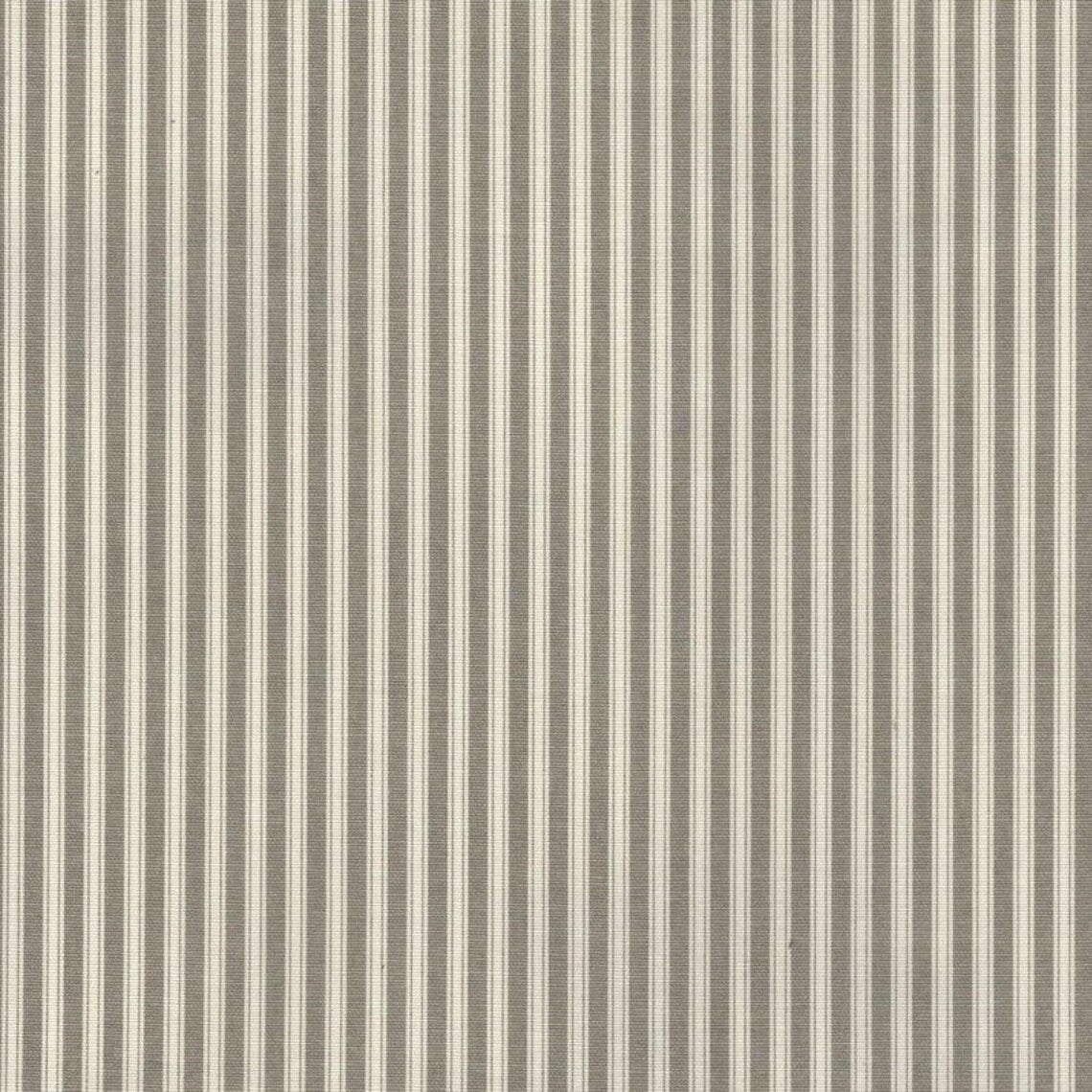 Shower Curtain in Polo Storm Gray Stripe on Cream