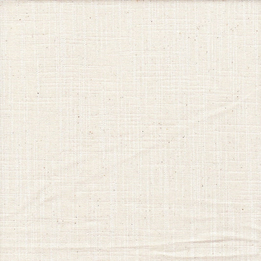 Back Tab Curtain Panels Pair in Solid Natural Cotton Slub Canvas