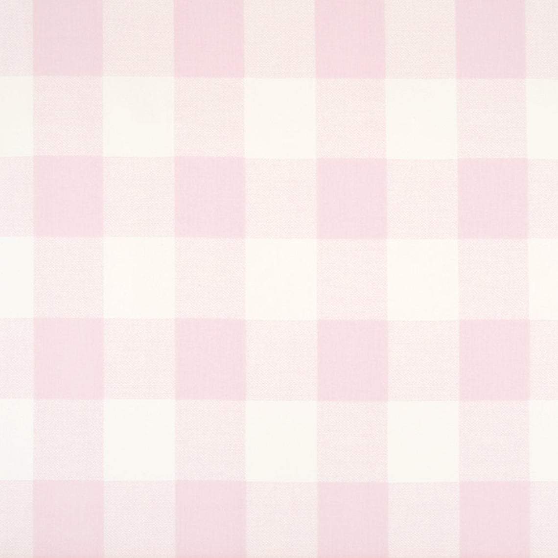 tailored crib skirt in anderson bella pale pink buffalo check plaid