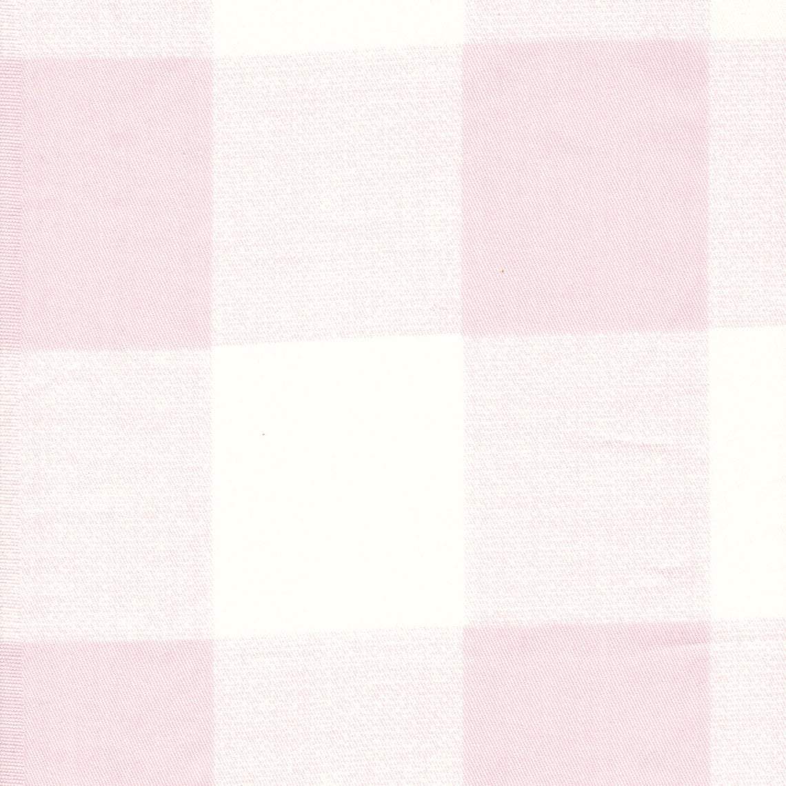 tailored crib skirt in anderson bella pale pink buffalo check plaid