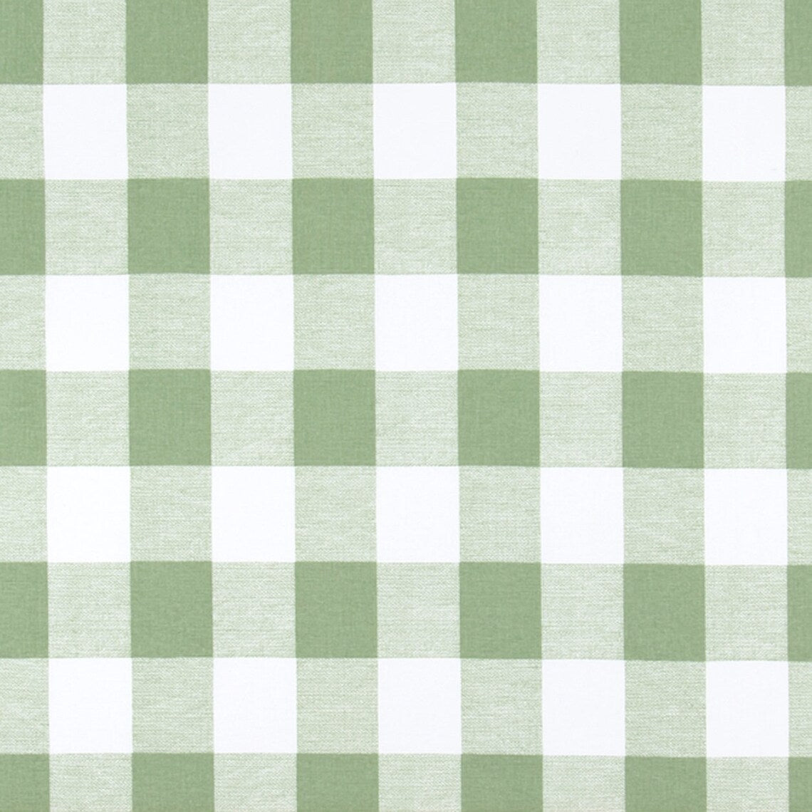 Round Tablecloth in Anderson Sage Green Buffalo Check Plaid