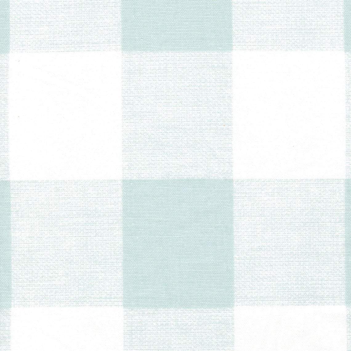 gathered crib skirt in anderson snowy pale blue-green buffalo check plaid