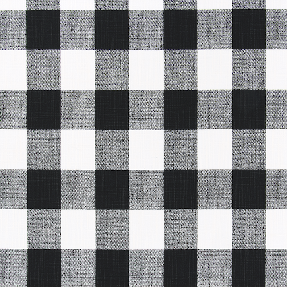 round tablecloth in anderson black buffalo check plaid
