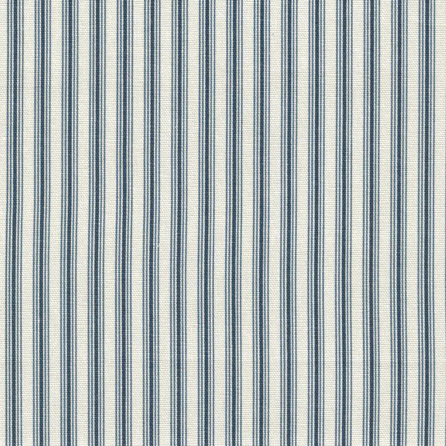 pillow sham in cottage navy blue stripe