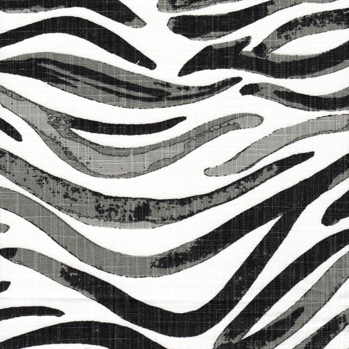 duvet cover in babur raven black watercolor wavy stripe