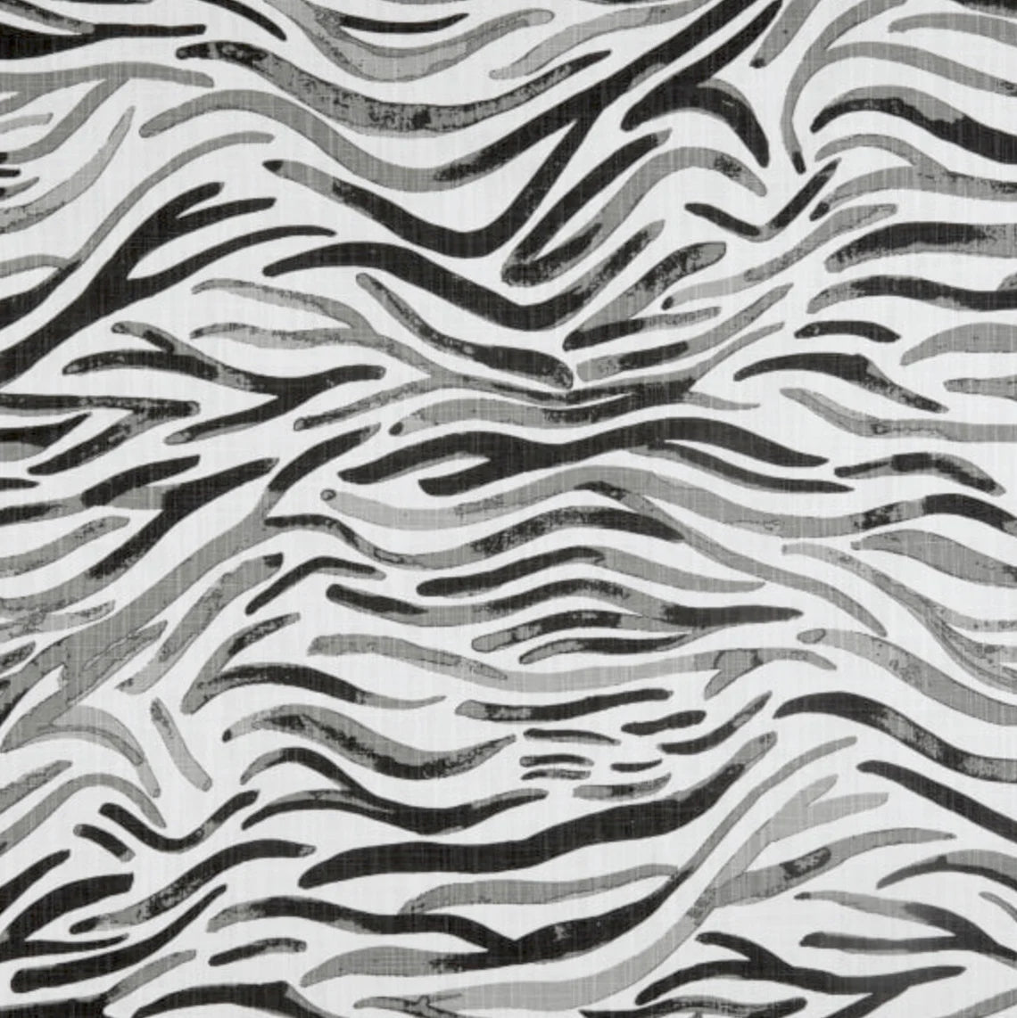 duvet cover in babur raven black watercolor wavy stripe