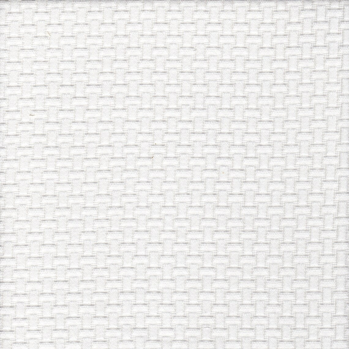 Tab Top Curtain Panels Pair in Basketry Antique White Basket Weave Matelasse - Small Scale