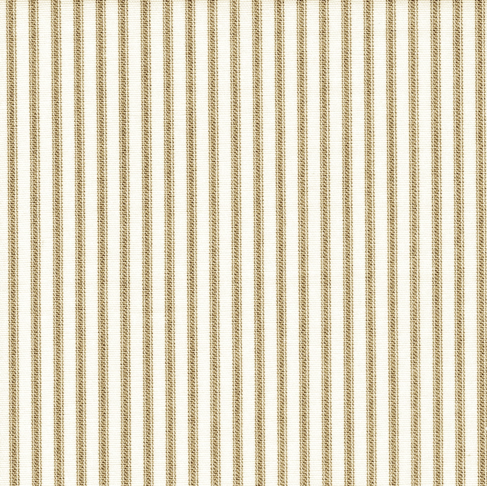 gathered bedskirt in farmhouse rustic brown ticking stripe