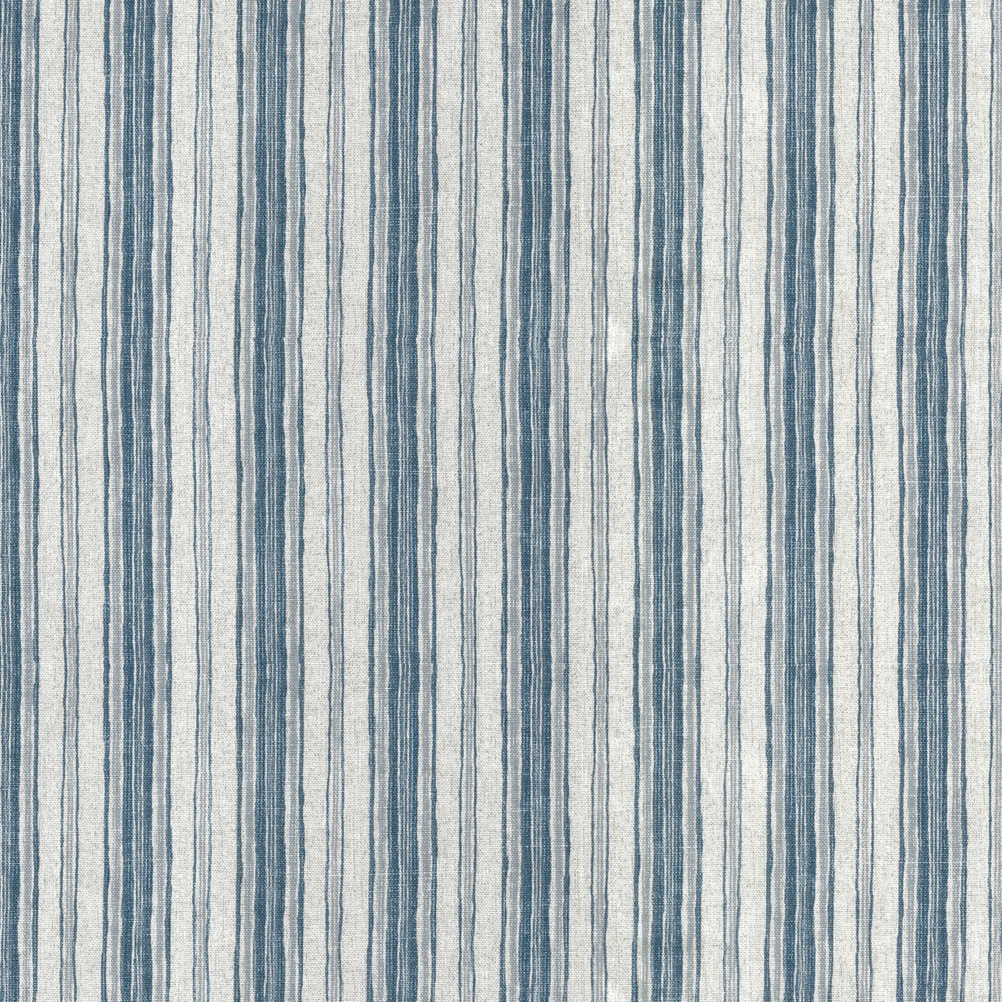 bed scarf in brunswick denim blue stripe