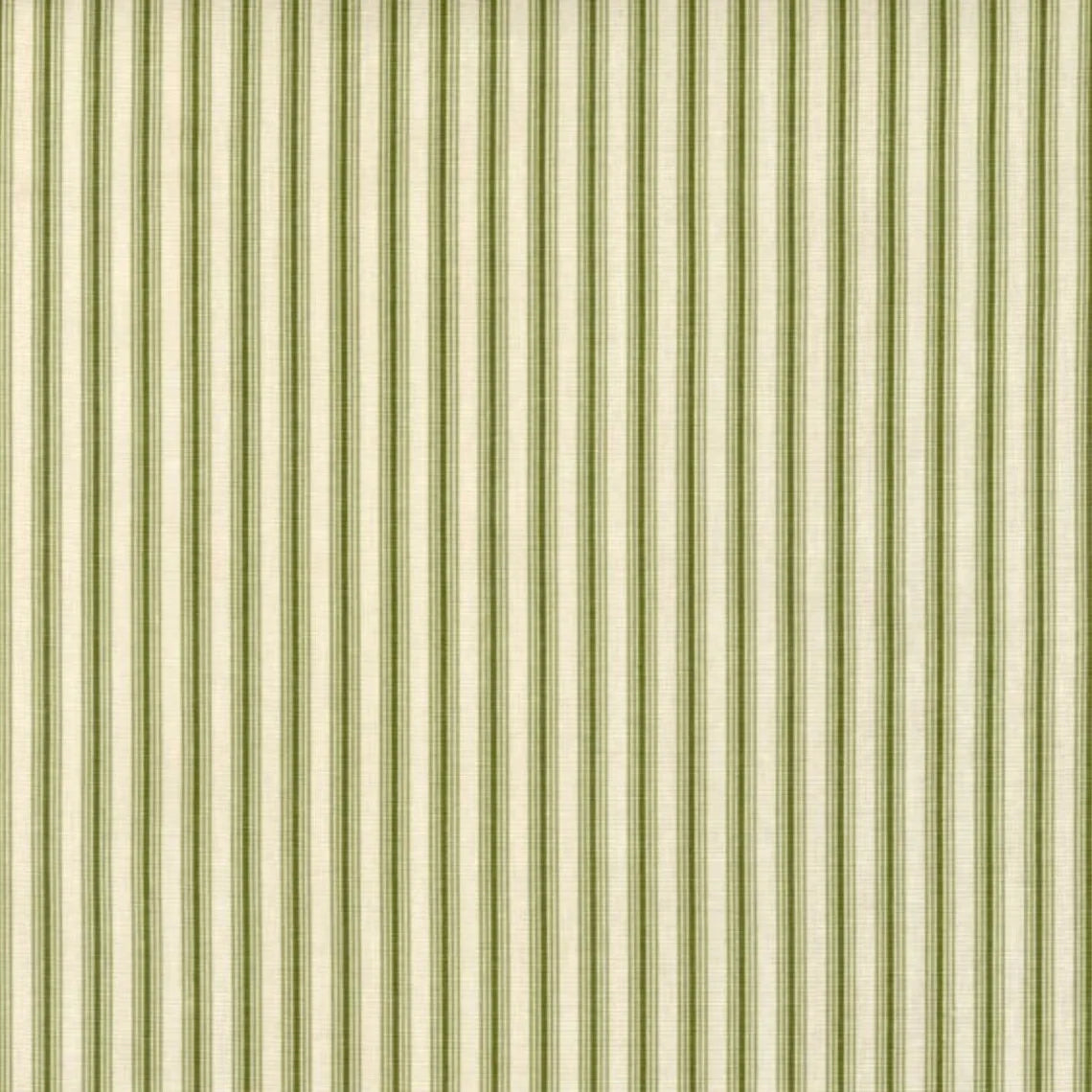 Bed Runner in Cottage Jungle Green Stripe