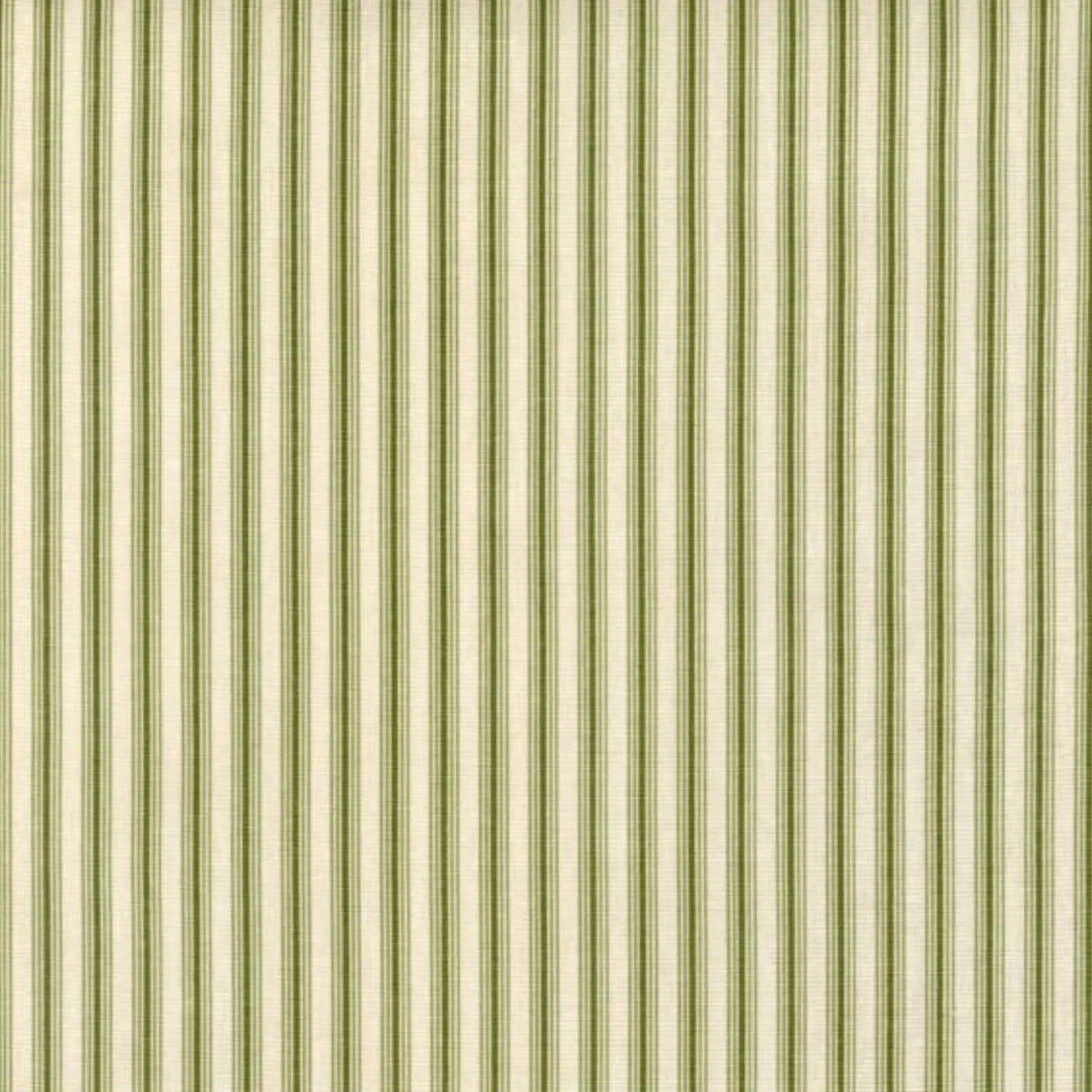 duvet cover in cottage jungle green stripe