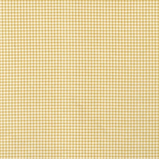 Bed Scarf in Farmhouse Barley Yellow Gold Gingham Check