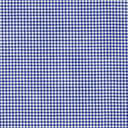 gathered crib skirt in farmhouse dark blue gingham check on white