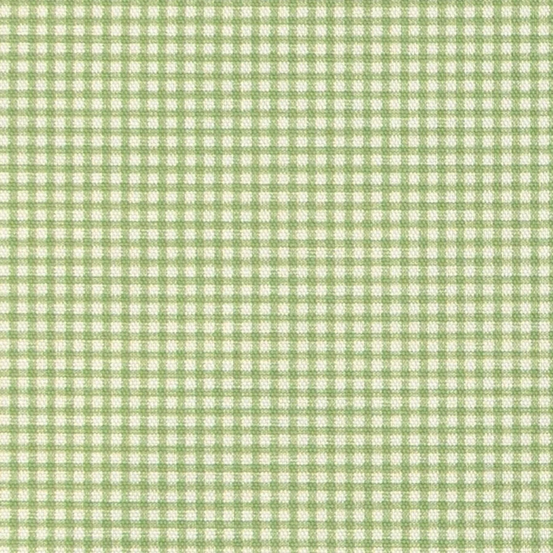 gathered bedskirt in farmhouse jungle green gingham check