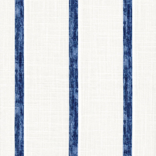 tailored bedskirt in modern farmhouse miles italian denim blue stripe