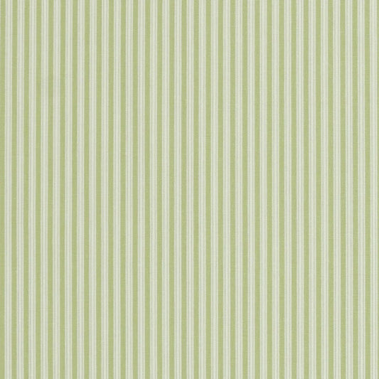 Bed Scarf in Polo Fern Pale Green Stripe