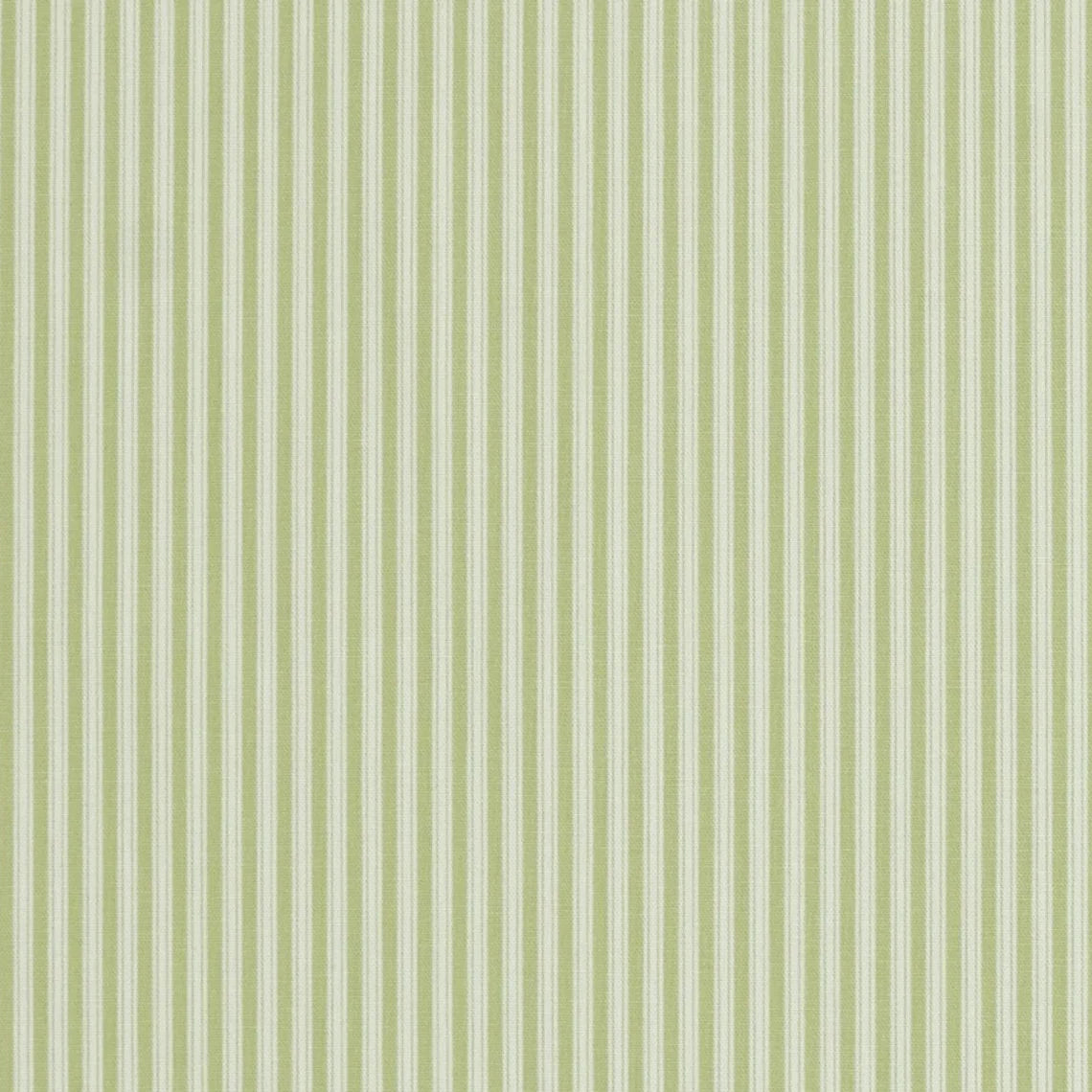 gathered crib skirt in polo fern pale green stripe