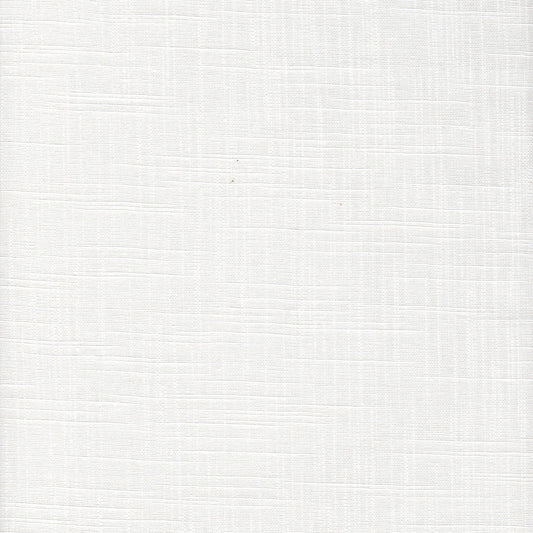 Bed Scarf in Modern Farmhouse Solid White Cotton Slub Canvas