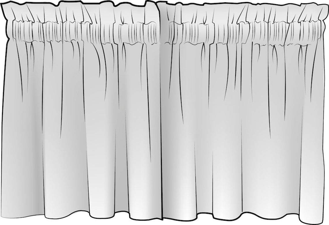 tailored tier cafe curtain panels pair in modern farmhouse abbot ecru windowpane plaid