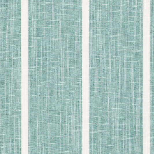 gathered crib skirt in windridge waterbury spa green modern farmhouse wide stripe