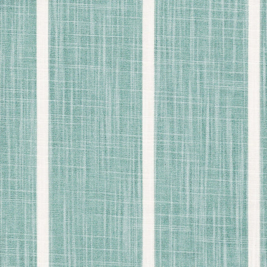 scalloped valance in windridge waterbury spa green modern farmhouse wide stripe