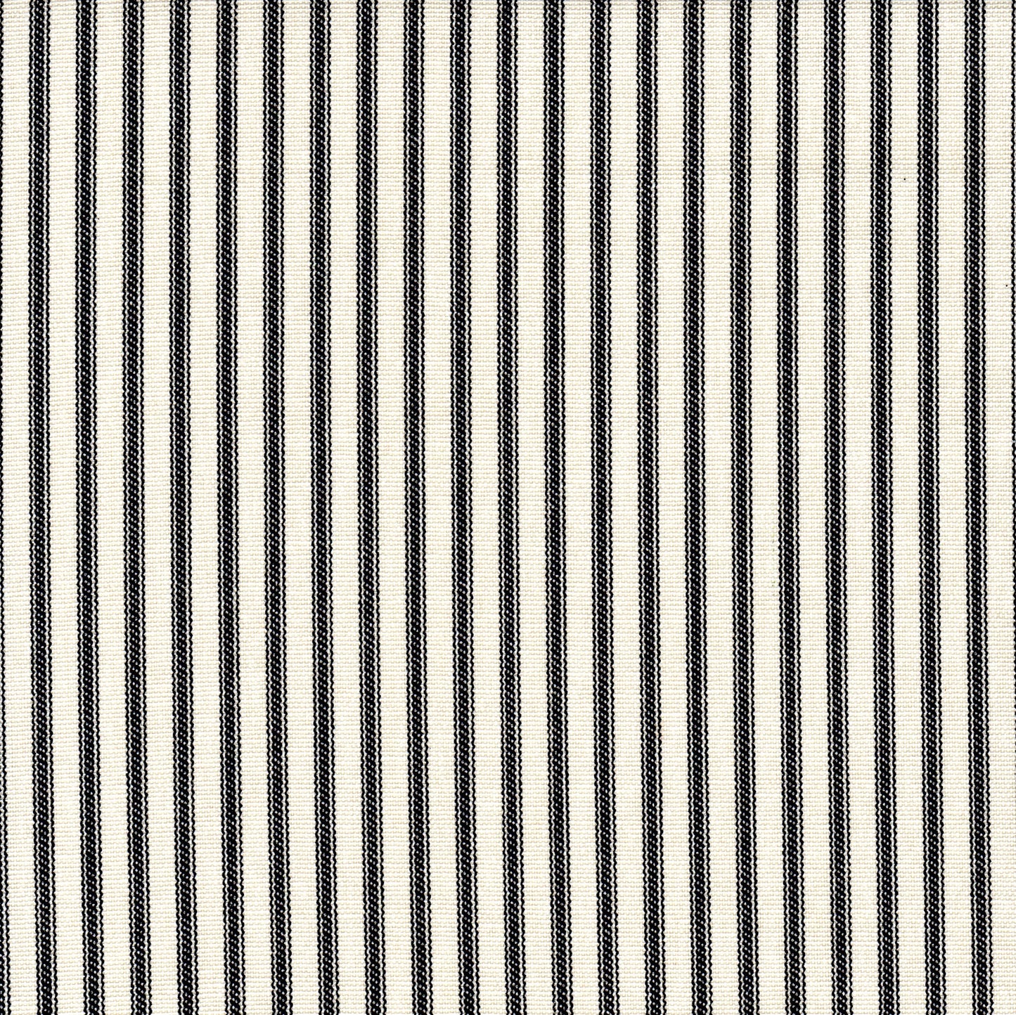 gathered bedskirt in farmhouse black ticking stripe