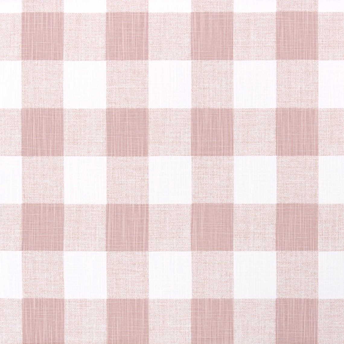 round tablecloth in anderson blush buffalo check plaid