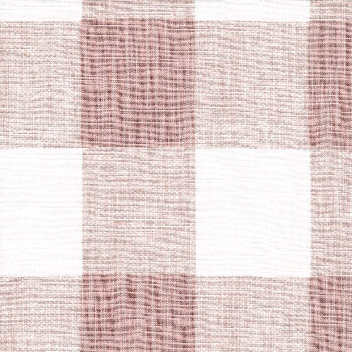 bed scarf in anderson blush buffalo check plaid