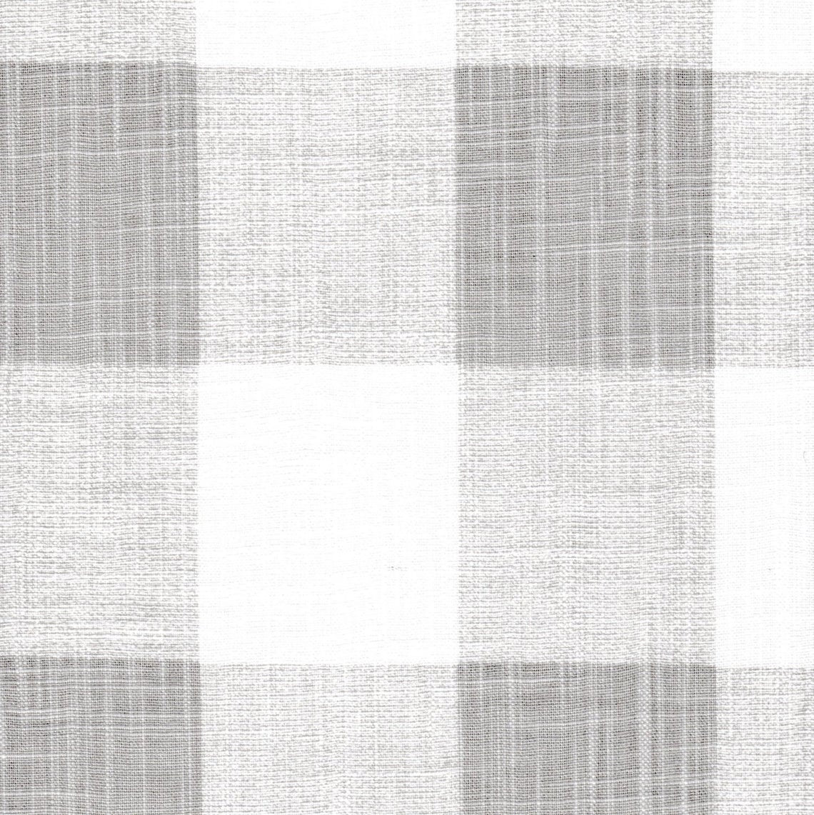 gathered bedskirt in anderson french grey buffalo check plaid