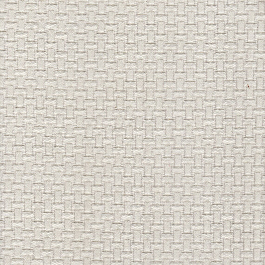 Tie-up Valance in Basketry Linen Beige Basket Weave Matelasse - Small Scale