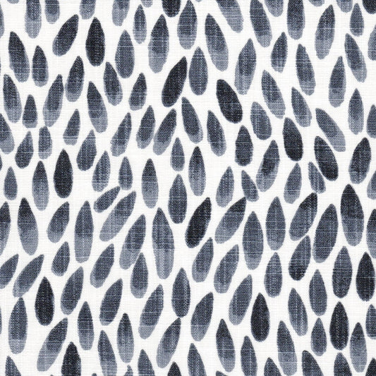 rod pocket curtain panels pair in lotus black flame watercolor petals, small scale